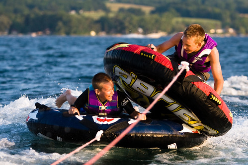 Boys Tubing