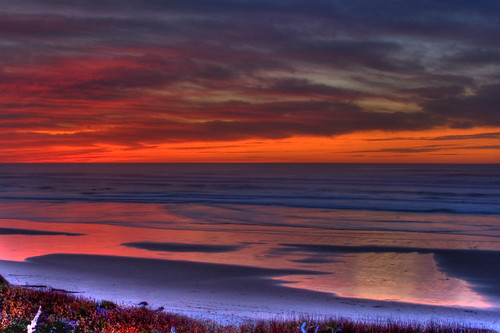 Sunset near Agate Beach