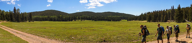 Panorama view of Beaubien Meadow