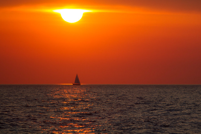 Sunset near Kythnos