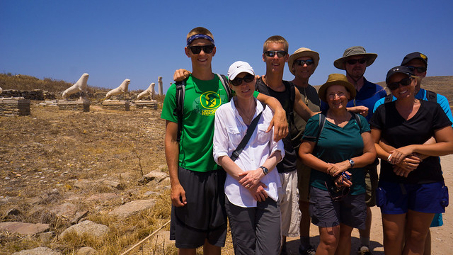 In the Sacred Lake Area on Delos