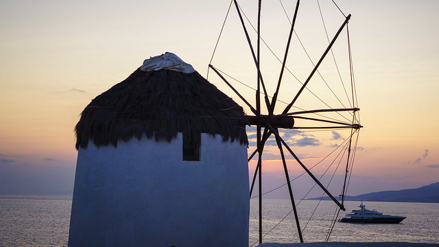 Windmill in Mykonos Town